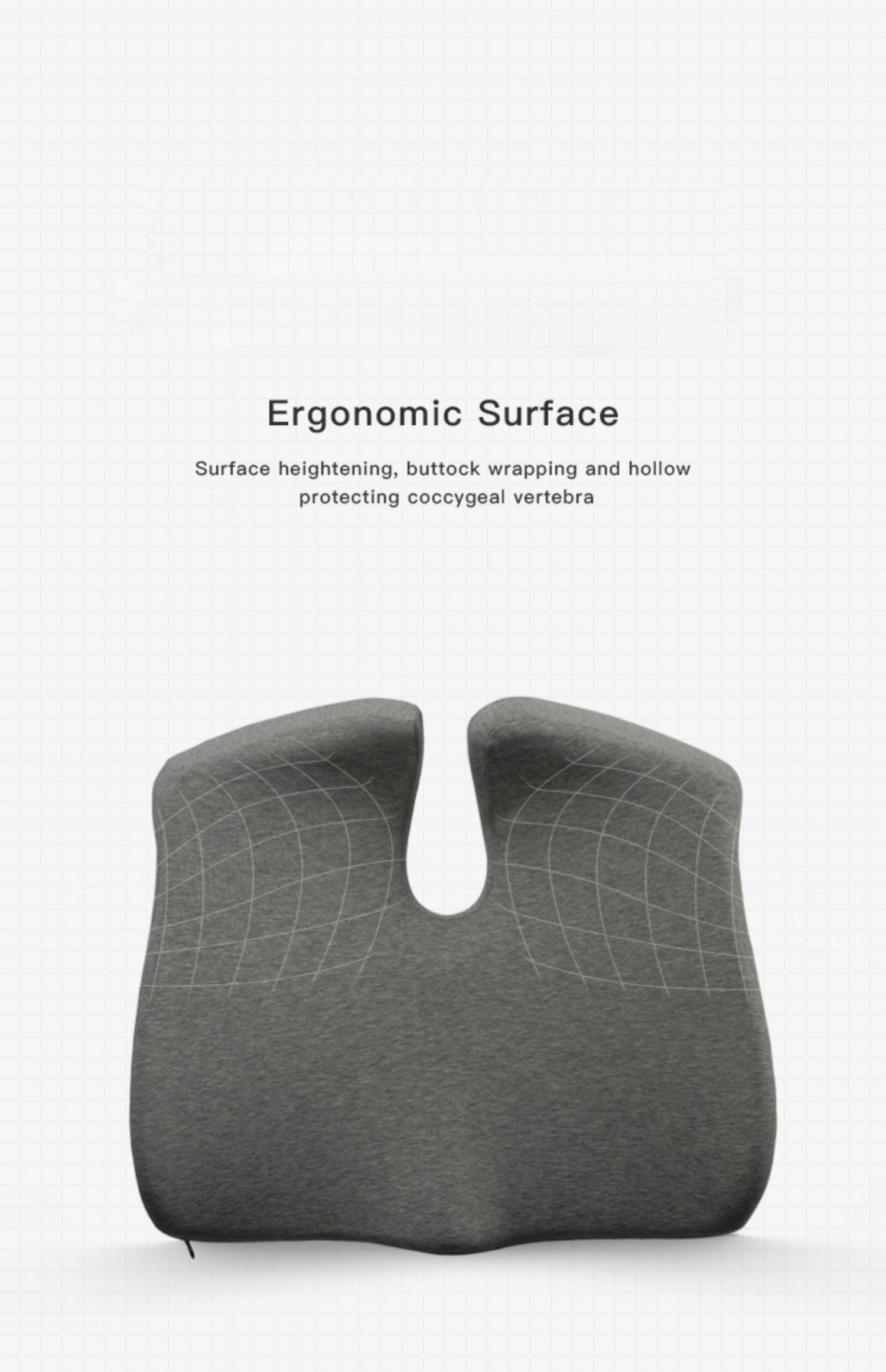 Office Cushion Chair Cushion Memory Foam Chair Cushion Long Sitting Fart Cushion